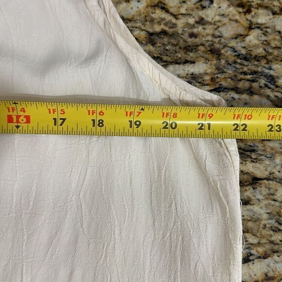 Eileen Fisher Vintage Rayon Crinkle Gauzy Fabric Tank Top Size M/L - Picture 5 of 6